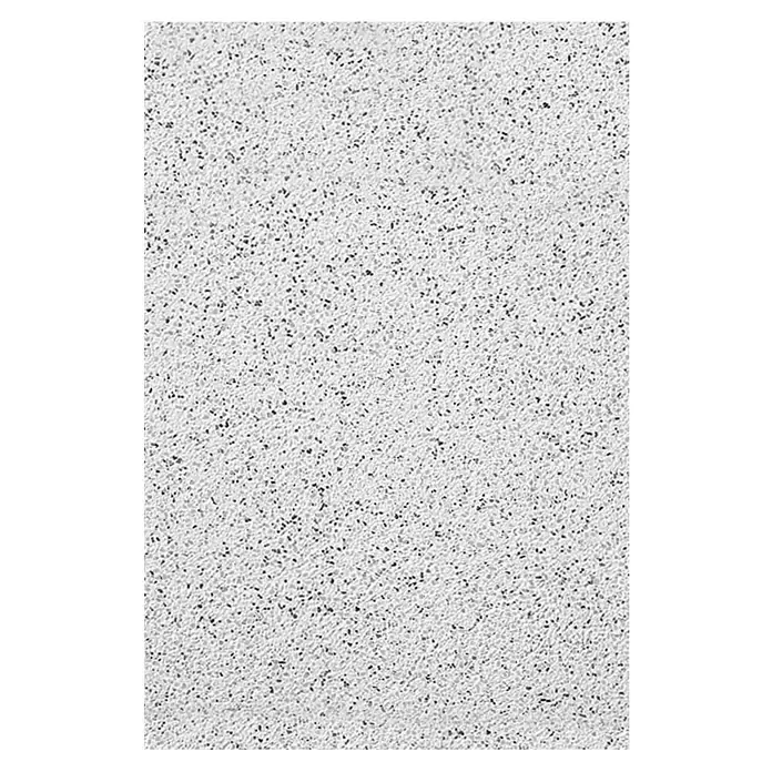 Terrassenplatte Bianco Nero - 40 x 60 x 4 cm, Weiß/Schwarz, Beton - Nahaufnahme einer Deckenplatte mit gesprenkeltem Muster, ideal für Büro- oder Gewerberäume zur Schallabsorption.