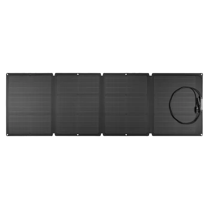 EcoFlow Panel solar Plegable - L x An x Al: 178,5 x 42 x 2,5 cm, 110 W - Panel solar portátil plegado con cable y conectores, ideal para suministro de energía ecológico en movimiento.