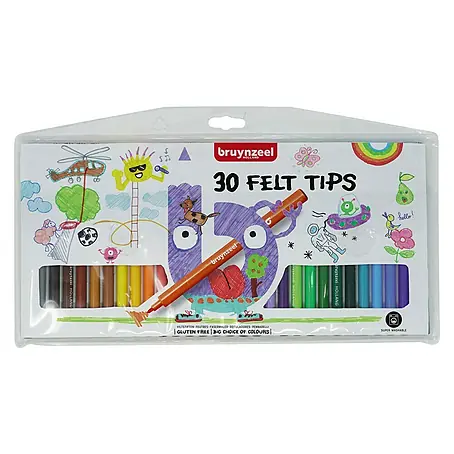 Talens Bruynzeel Set de marcadores de efecto lacado Felt tips