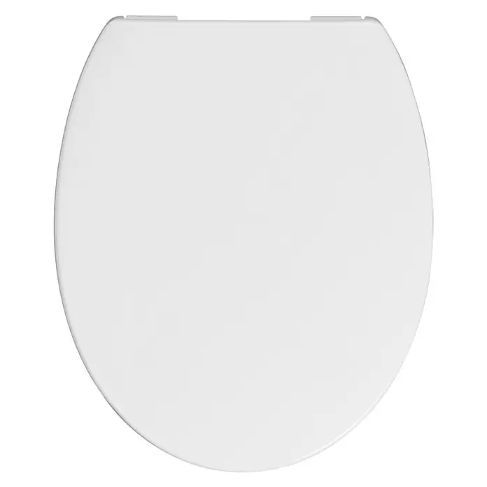 Poseidon WC-Sitz Venedig - Duroplast, Weiß, Mit Absenkautomatik - Weißer Toilettensitz mit sanft geschwungenem Design, perfekt für jedes Badezimmer. Er bietet Komfort und Hygiene im Alltag.