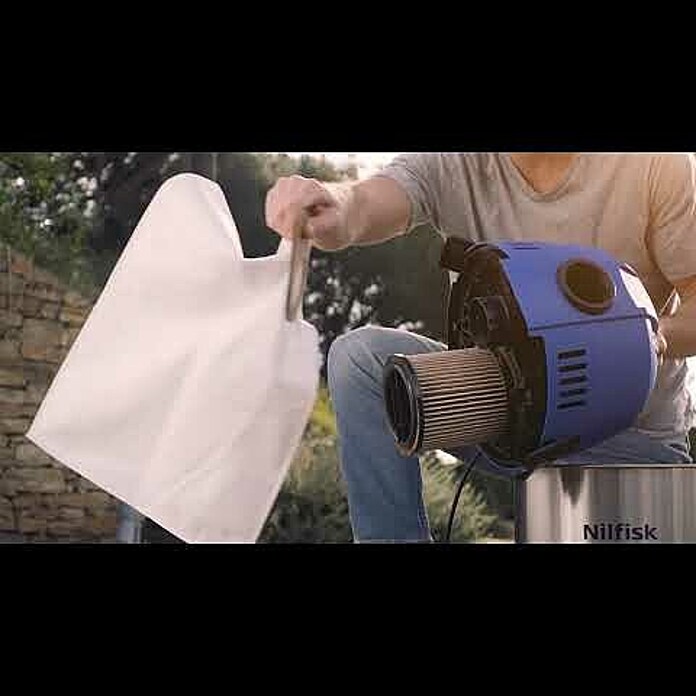 Nilfisk Elektro-Nass- & Trockensauger Buddy II 18 Inox (1 200 W, Behältervolumen: 18 l) | BAUHAUS