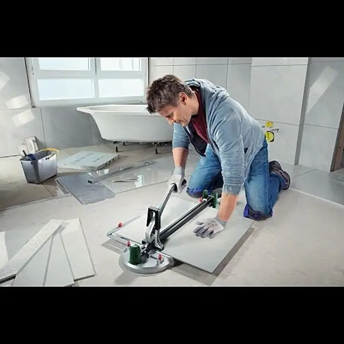 Bosch Fliesenschneider PTC 640 - Max. Schnittlänge: 640 mm - Tutorial: Fliesenschneider PTC 470 und PTC 640 von Bosch