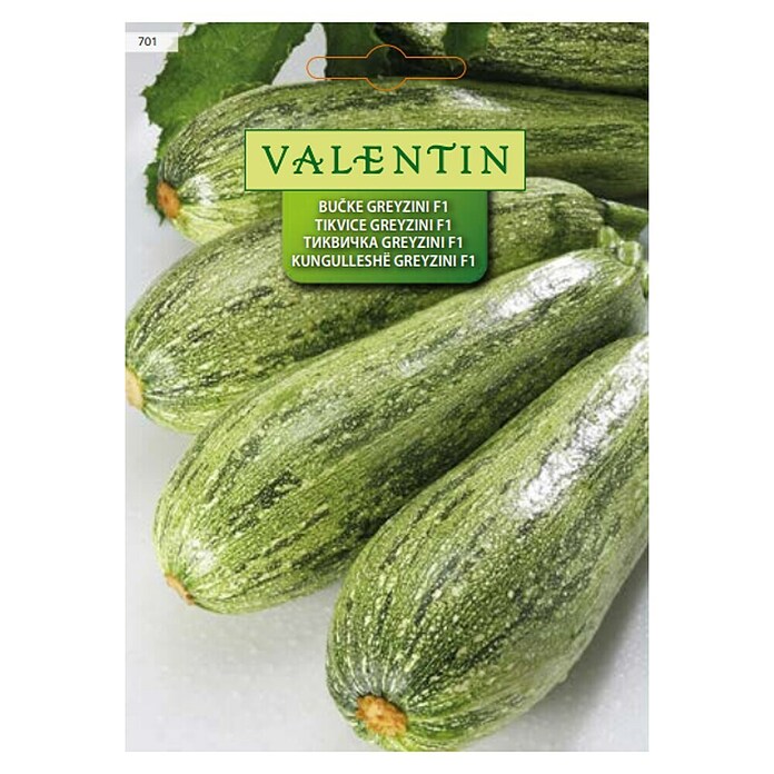 Valentin Sjeme povrća Tikvice Greyzini  (Cucurbita pepo L., Berba: Srpanj) | BAUHAUS