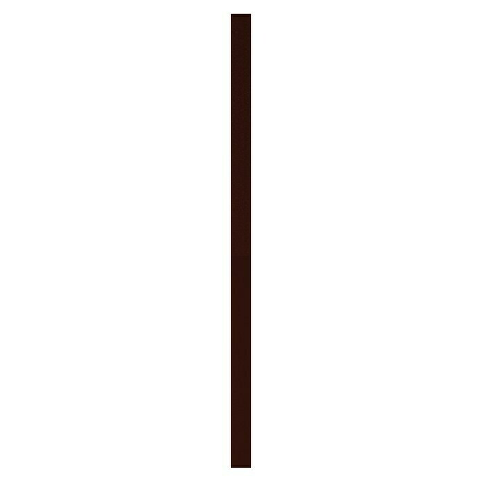 T & J Zaunpfosten (Höhe: 200 cm, Braun, Verbundwerkstoff)