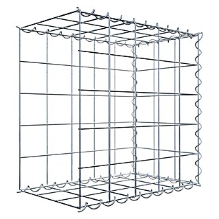 Gabiona Gabione Typ 2 (Zum Anbau in der Länge, 50 x 30 x 50 cm, Stahl, Maschenbreite: 100 mm, Maschenhöhe: 100 mm, Spirale)