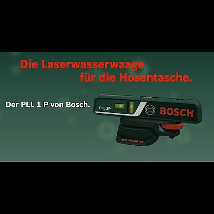 Bosch Laserwasserwage PLL 1 PMax. Arbeitsbereich: 5 m Product