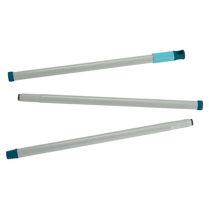 Leifheit Set de limpieza Classic - 12 l, Azul - Tres imágenes de rotuladores blancos ligeros con tapas azules o negras, perfectos para diversos fines de etiquetado o marcado.