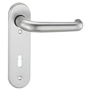 Stabilit Drückergarnitur (Stärke Tür: 35 mm - 45 mm, Aluminium, U-Form)