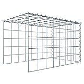 Gabiona Gabione Typ 4 (Zum Anbau in Länge & Höhe, 80 x 50 x 50 cm, Stahl, Maschenbreite: 100 mm, Maschenhöhe: 100 mm, Spirale) | BAUHAUS