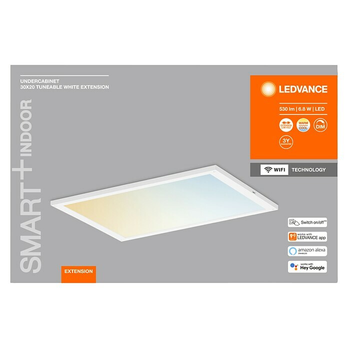 Ledvance LED-Panel (L x B x H: 30 x 20 x 8 cm, Mehrfarbig, 6,8 W) | BAUHAUS