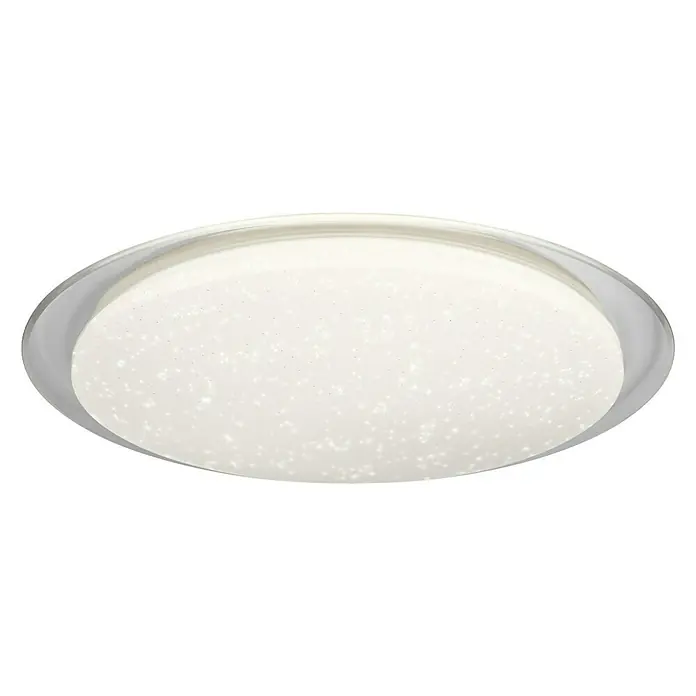 Ledvance LED-Deckenleuchte rund - 30 W, Ø x H: 56 x 7,6 cm, Weiß, Warmweiß - Moderne LED-Deckenleuchte mit Sterneneffekt. Das sanfte, diffuse Licht sorgt für eine angenehme Atmosphäre in jedem Raum.