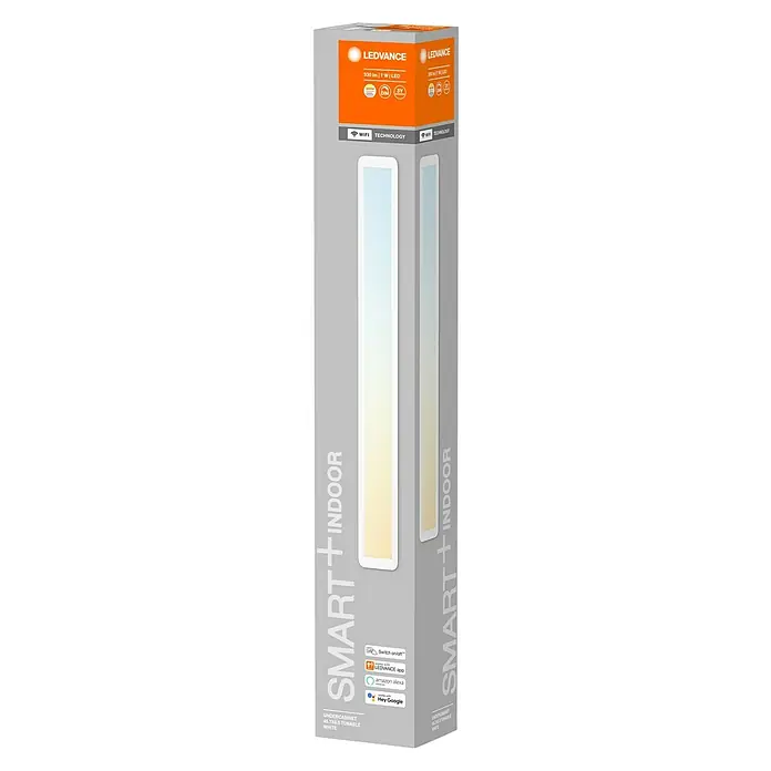 Ledvance LED-Unterbauleuchte - 7 W, Länge: 45,7 cm, Lichtfarbe: Mehrfarbig - Produktverpackung für LEDVANCE SMART+ INDOOR Unterbauleuchte, 7W LED mit tunable White Funktion und WiFi-Technologie.