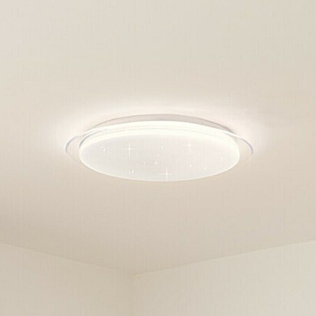 Ledvance LED-Deckenleuchte rund (30 W, Ø x H: 56 x 7,6 cm, Weiß, Warmweiß)