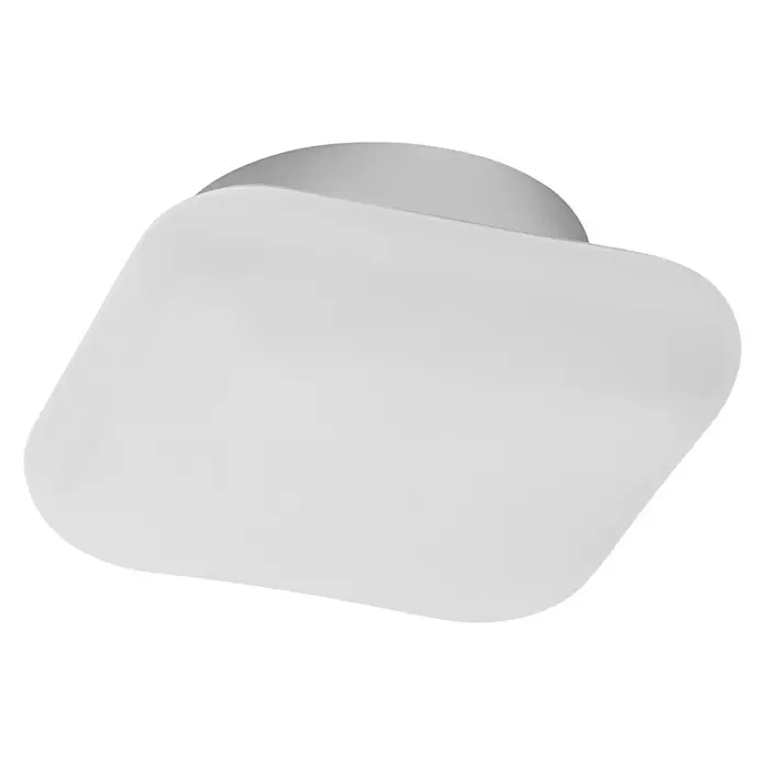 Ledvance LED-Wandleuchte - 12 W, L x B x H: 20 x 20 x 9,4 cm, Weiß, Mehrfarbig - Moderne, weiße Deckenleuchte mit abgerundeten Ecken und einem minimalistischen Design, das sich nahtlos in jeden Raum einfügt.
