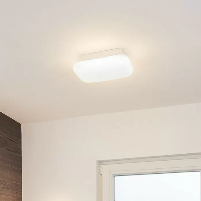 Ledvance LED-Wandleuchte - 12 W, L x B x H: 20 x 20 x 9,4 cm, Weiß, Mehrfarbig - Bildausschnitt