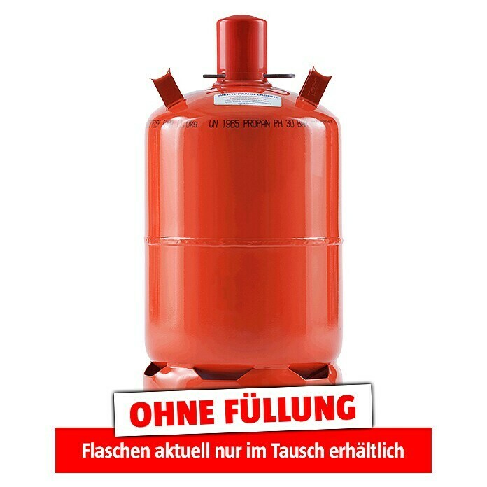 Hoyer Propangas-Flasche Pfandflasche ohne Füllung*Fassungsvermögen: 11 kg Info