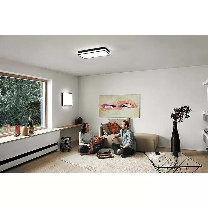 Ledvance LED-Deckenleuchte - 42 W, L x B x H: 60 x 30 x 8,6 cm, Schwarz, Mehrfarbig - Anwendungsbeispiel