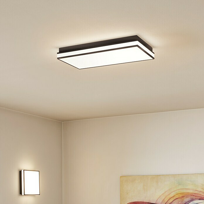 Ledvance LED-Deckenleuchte (42 W, L x B x H: 60 x 30 x 8,6 cm, Schwarz, Mehrfarbig) | BAUHAUS