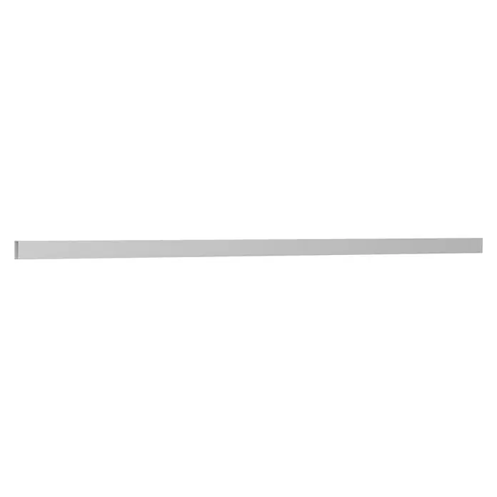 T & J Lightline Rahmenprofil - L x B x H: 2,5 x 200 x 5 cm, Geeignet für: Sicht- und Windschutz, Kunststoff, Weiß - Graue, längliche Form mit leichten Farbverläufen. Ideal für subtile grafische Elemente oder als neutraler Hintergrund geeignet.