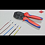 Knipex Crimpzange PreciForce (Länge: 220 mm, isolierte + unisolierte Aderendhülsen 0,25 - 6,0 mm²) | BAUHAUS