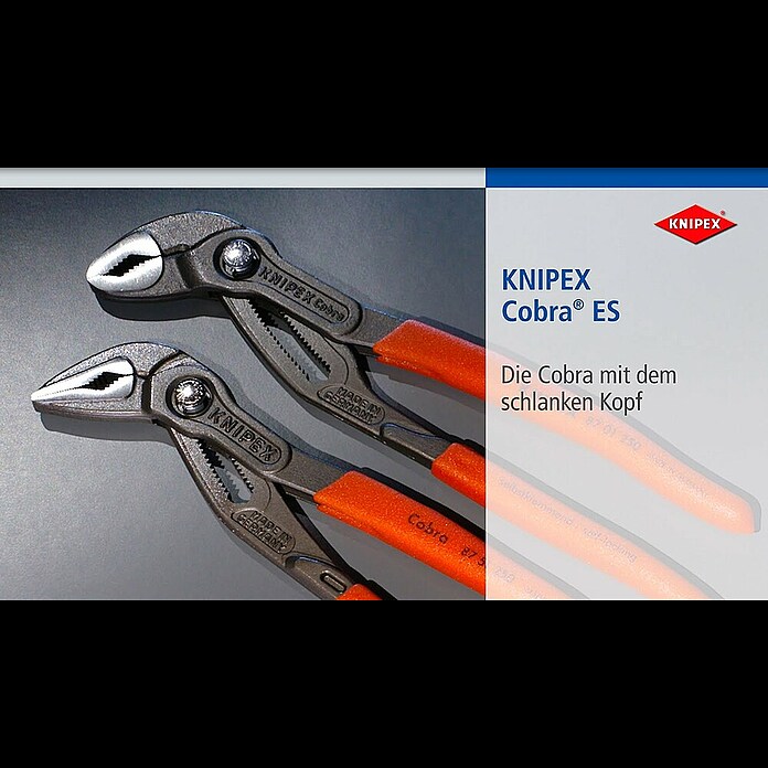 Knipex Cobra Wasserpumpenzange ES (Länge: 25 cm) | BAUHAUS