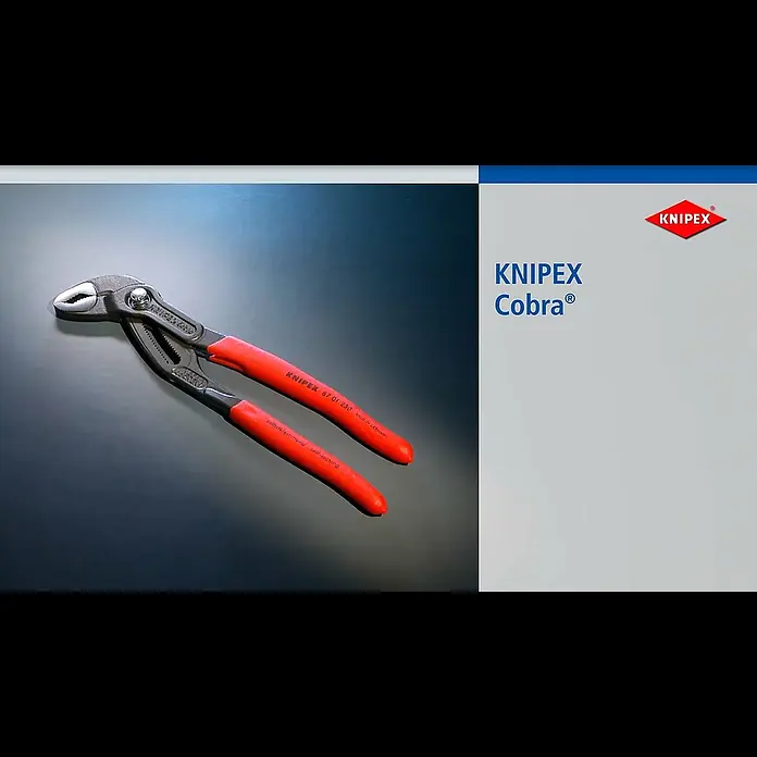 Knipex Wasserpumpenzange Cobra - Länge: 250 mm - Die KNIPEX Cobra