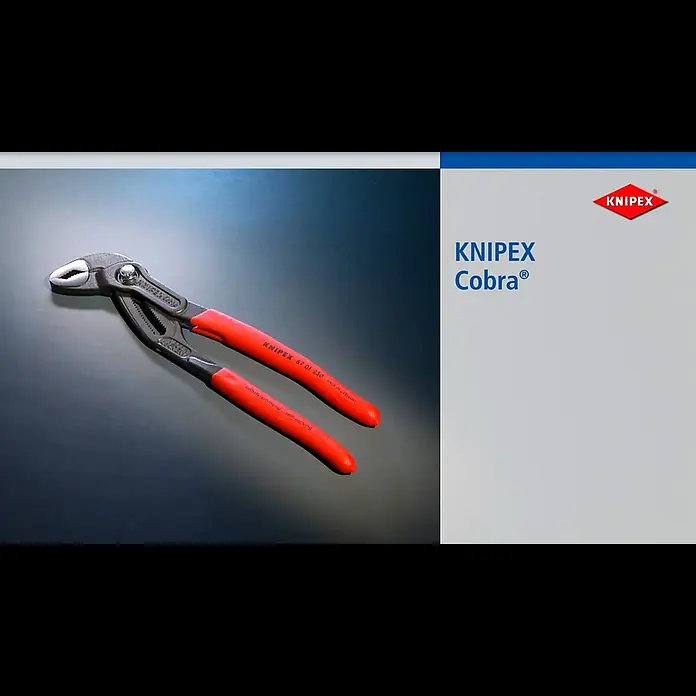 Knipex Wasserpumpenzange Cobra - Länge: 180 mm - Die KNIPEX Cobra