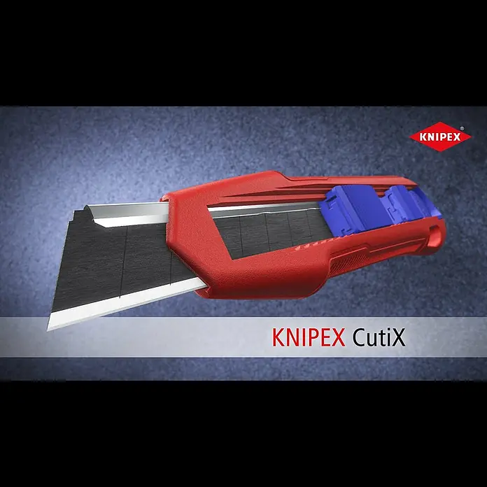 Knipex Universalmesser - Länge: 165 mm - KNIPEX CutiX Universalmesser - 90 10 165