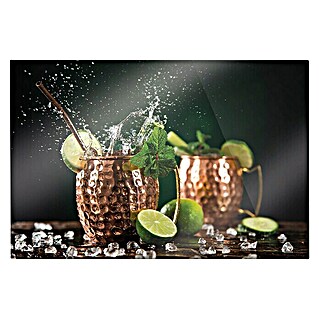 CUCINE Küchenrückwand (Moscow Mule, 60 x 40 cm, Stärke: 6 mm, Einscheibensicherheitsglas (ESG))