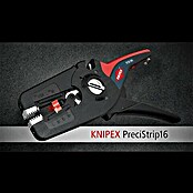 Knipex Abisolierzange PreciStrip 16 (Länge: 190 mm, 2K-Griff) | BAUHAUS