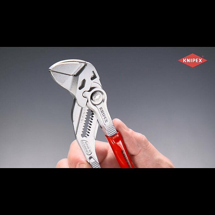 Knipex Zangenschlüssel (Länge: 180 mm, Greifkapazität Muttern: 40 mm, Poliert, Kunststoff überzogen) | BAUHAUS