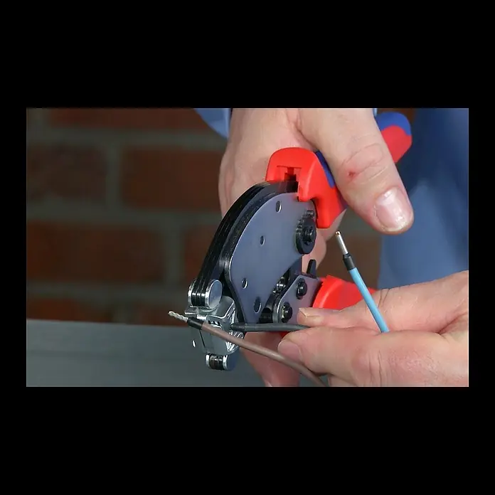 Knipex Crimpzange TWISTOR 16 - Länge: 20 cm - KNIPEX Werkstatt-TV: Twistor 16 (97 53 18 (SB))