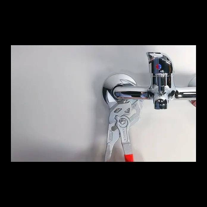 Knipex Wasserpumpenzange - Länge: 250 mm, Poliert - KNIPEX Werkstatt-TV: Zangenschlssel - Der Klassiker neu erfunden (86 xx 250 (SB) / 86 05 xxx T)
