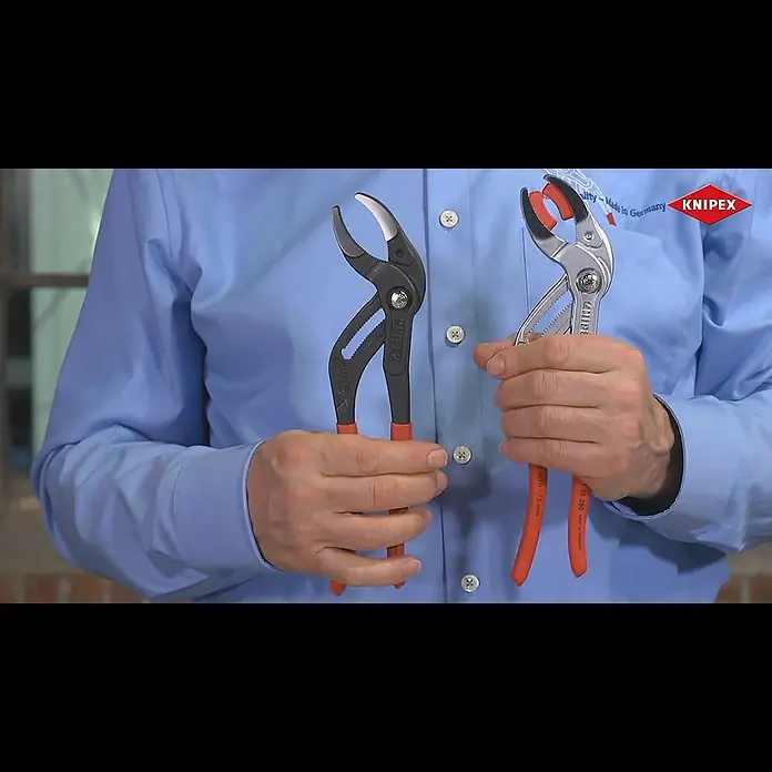 Knipex Wasserpumpenzange SpeedGrip - Länge: 250 mm, Verchromt - KNIPEX Siphon- und Connectorenzangen