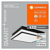 Ledvance LED-Deckenleuchte (26 W, L x B x H: 30 x 30 x 8,6 cm, Schwarz, Warmweiß) | BAUHAUS