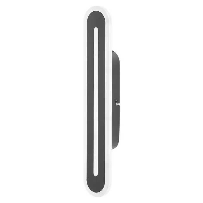 Ledvance Smart+ WiFi LED-Wandleuchte17 W, L x B x H: 40 x 7 x 5 cm, Schwarz, Warmweiß