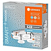 Ledvance LED-Deckenleuchte (26 W, L x B x H: 30 x 30 x 9,3 cm, Silber, Mehrfarbig) | BAUHAUS