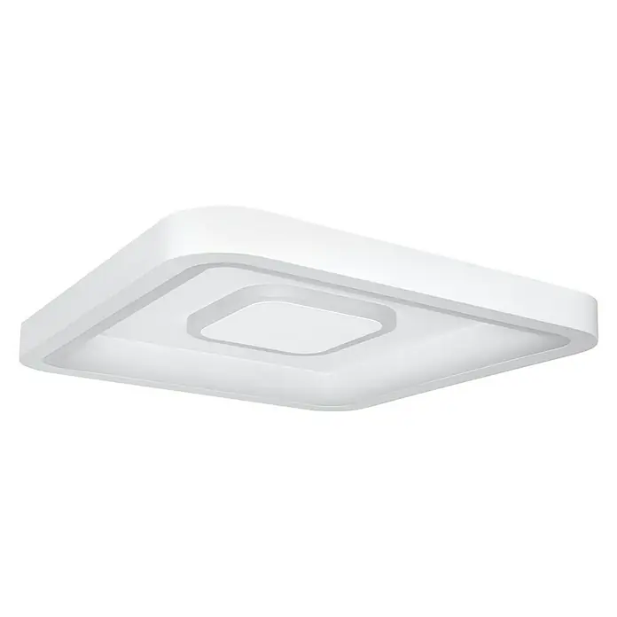 Ledvance LED-Deckenleuchte - 32 W, L x B x H: 48,5 x 48,5 x 8 cm, Weiß, Mehrfarbig - Moderne, quadratische LED-Deckenleuchte in Weiß für eine stilvolle und helle Beleuchtung in jedem Raum.