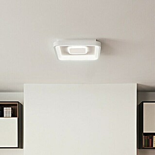 Ledvance LED-Deckenleuchte (32 W, L x B x H: 48,5 x 48,5 x 8 cm, Weiß, Mehrfarbig)