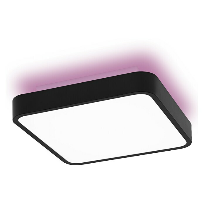 Ledvance LED-Deckenleuchte28 W, L x B x H: 35 x 35 x 9 cm, Schwarz, RGBW Use Shot