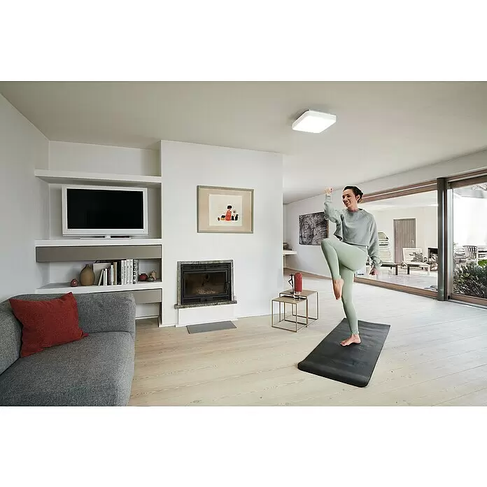 Ledvance LED-Deckenleuchte - 28 W, L x B x H: 35 x 35 x 9 cm, Weiß, RGBW - Anwendungsbeispiel