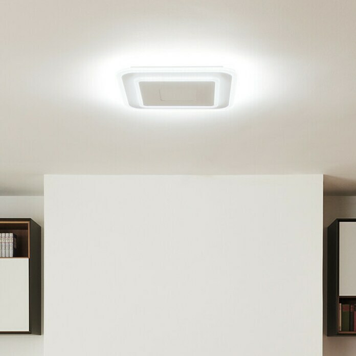 Ledvance LED-Deckenleuchte (32 W, L x B x H: 50 x 50 x 5,5 cm, Weiß, RGBW) | BAUHAUS