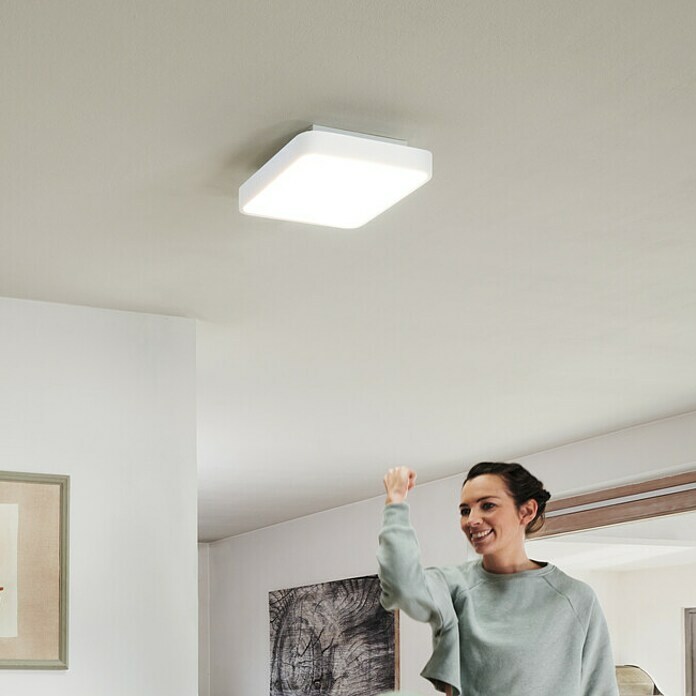 Ledvance LED-Deckenleuchte (28 W, L x B x H: 35 x 35 x 9 cm, Weiß, RGBW) | BAUHAUS