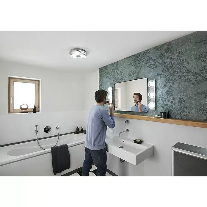 Ledvance LED-Wand- & Deckenstrahler - 18 W, L x B x H: 48 x 10 x 7,8 cm, Silber, Mehrfarbig, 1 Stk. - Anwendungsbeispiel