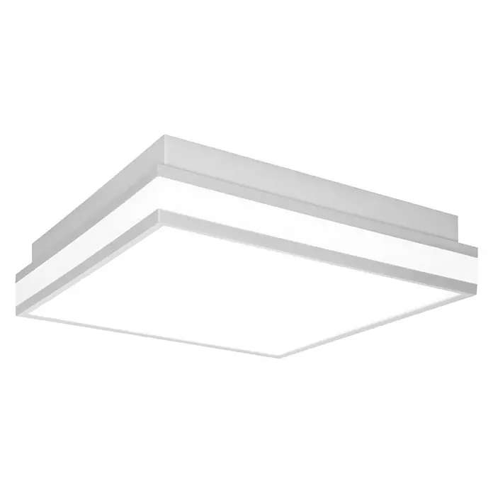 Ledvance LED-Deckenleuchte26 W, L x B x H: 30 x 30 x 8,6 cm, Grau, Mehrfarbig - Weisse LED Deckenleuchte mit einem schlichten, quadratischen Design, die helles und effizientes Licht spendet und sich ideal für moderne Räume eignet.