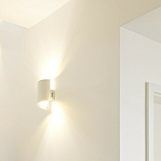 Ledvance LED-Wandleuchte (12 W, L x B x H: 12,7 x 9,5 x 23 cm, Weiß, Mehrfarbig)