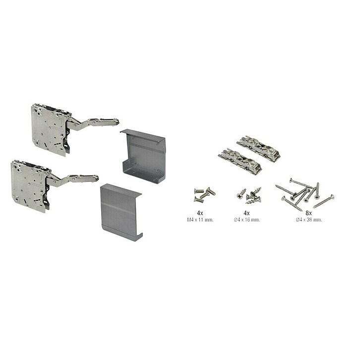 Elevador de puertas DTC medio (Ajuste de altura: 40 cm - 50 cm, Gris) | BAUHAUS