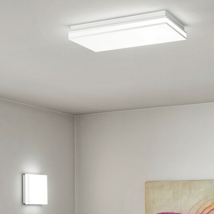 Ledvance LED-Deckenleuchte (42 W, L x B x H: 60 x 30 x 8,6 cm, Weiß, Mehrfarbig) | BAUHAUS