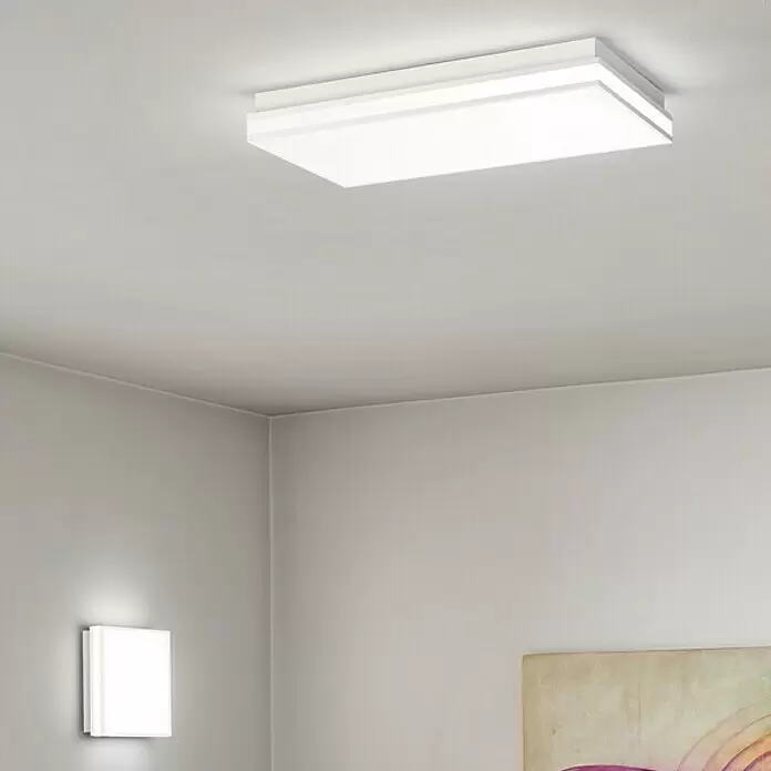 Ledvance LED-Deckenleuchte - 42 W, L x B x H: 60 x 30 x 8,6 cm, Weiß, Mehrfarbig - Bildausschnitt