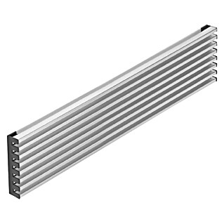 Rejilla de ventilación (Ancho: 89,8 cm, Gris)